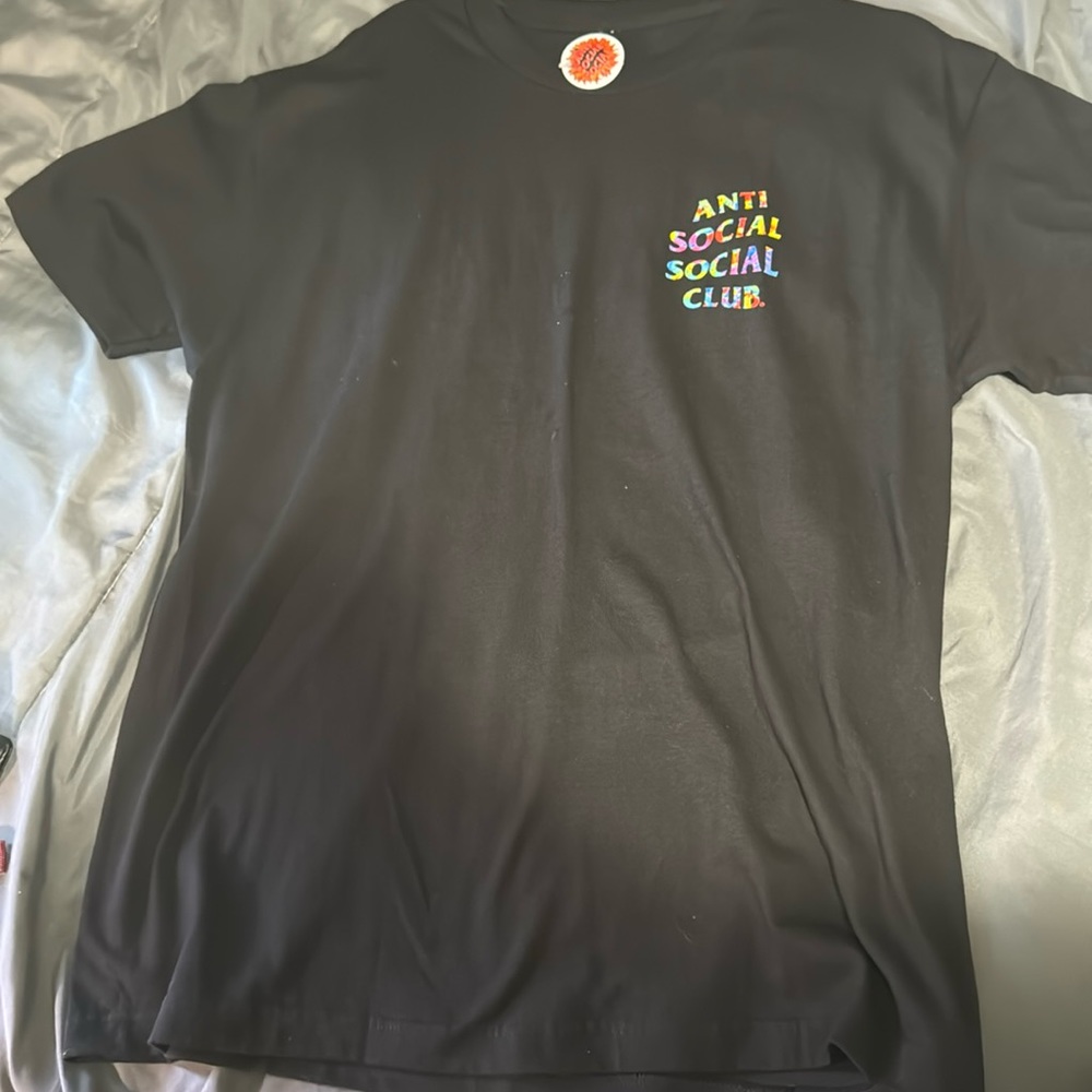 Anti social social club colorful letter print